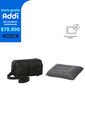 Kit X 2 Bolso Para Hombre + Almohada Urban Bird Negro de Totto