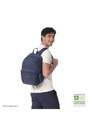 Morral Universitario Trik 2.0 Porta PC 14" Azul