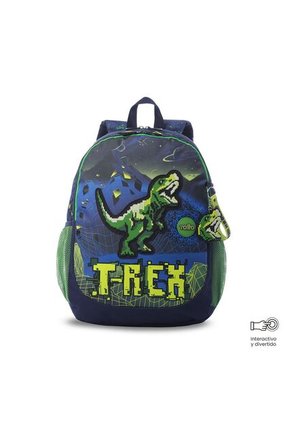 Morral Para Niño Digisaurio Grande Color Azul