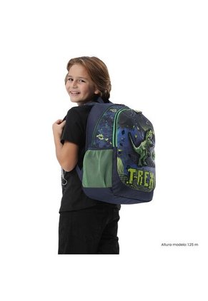 Morral Para Niño Digisaurio Grande Color Azul