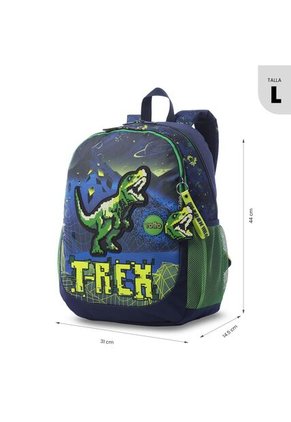 Morral Para Niño Digisaurio Grande Color Azul