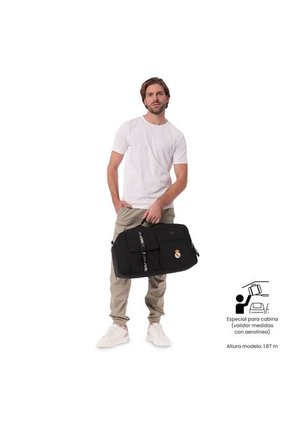 Tula De Viaje Real Madrid Mediana Negra