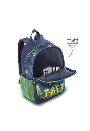 Morral Para Niño Digisaurio Grande Color Azul