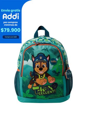 Morral Escolar Para Niño Paw Patrol Mediano Verde Totto
