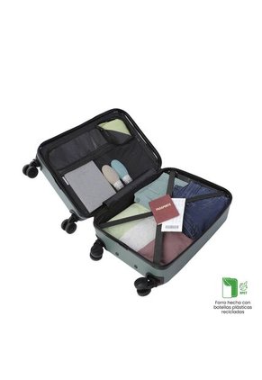 Maleta De Cabina 360 Helios S2 2.0 10 Kilos Verde/Negra