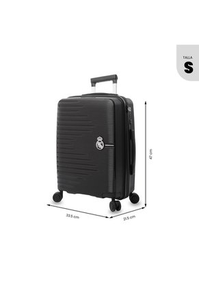 Maleta De Cabina 360 Real Madrid 10 Kilos Negra