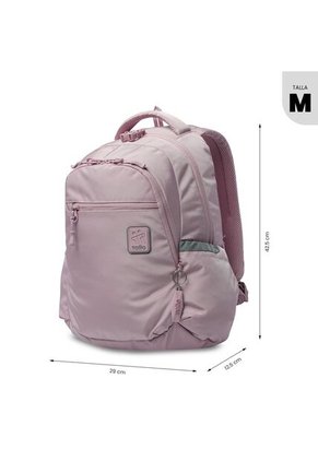 Morral Universitario Misisipi 2.0 Porta PC 14" Rosado Mujer