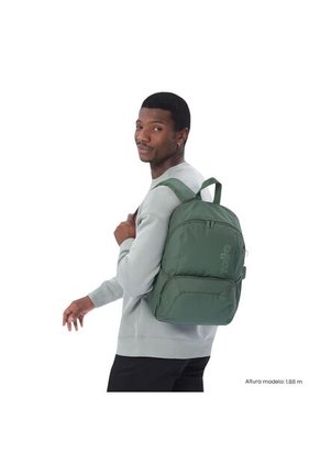 Morral Universitario Gammato 2.0 Porta PC 13" Verde Hombre
