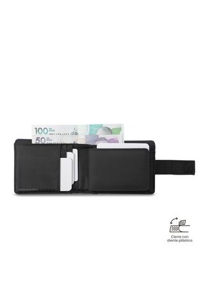 Billetera Hombre Gobi Pequeña Con RFID Blocker Azul