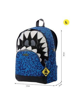 Morral Para Niño Sharky Grande Azul