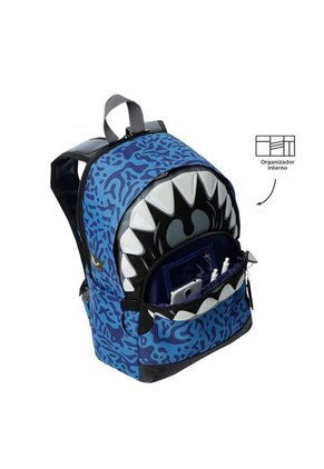 Morral Para Niño Sharky Grande Azul
