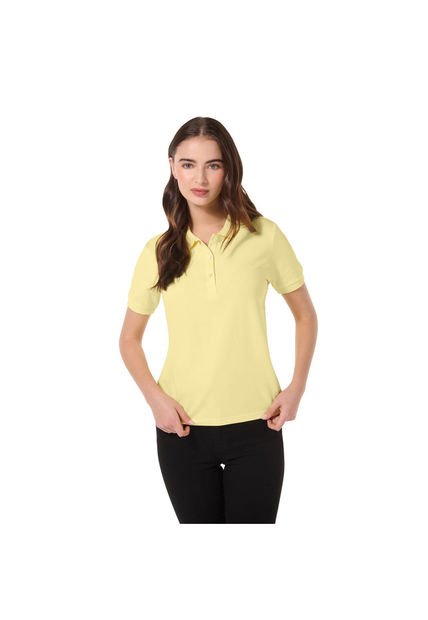Camisa Polo Chechi Para Mujer Amarilla