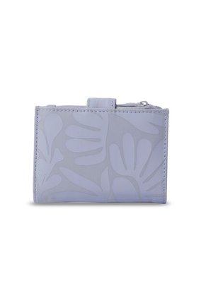 Billetera Mujer Texture Pequeña Con RFID Blocker Morada