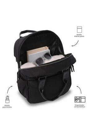 Morral Ejecutivo Porta PC 14" Toscana Negro Mujer