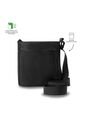 Bolso Para Mujer Supiori Tipo Crossbody Pequeño Negro de Totto