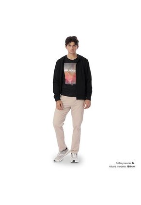 Buzo Deportivo Para Hombre Tawen Negro