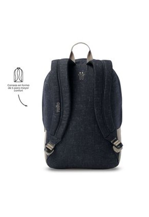 Morral Universitario Toluca 2.0 Porta PC 16" Negro Mujer