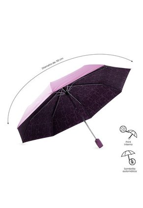 Sombrilla Mediana Umbre Automática Morada