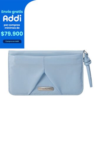 Billetera Talic Con RFID Blocker Azul Totto