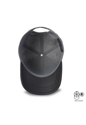 Gorra Beisbolera Hiro Color Gris/Negra/