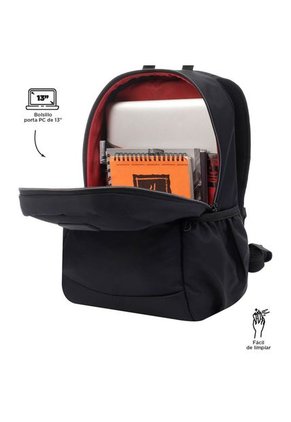 Morral Universitario Porta PC 13" Tracer 1 Negro Unisex