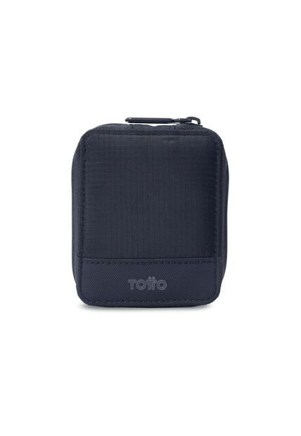 Billetera Hombre Wood Mediana Con RFID Blocker Azul