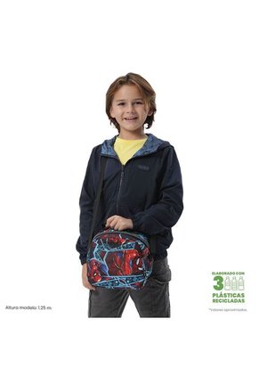 Lonchera Térmica Borrador Spiderman Mediana Roja