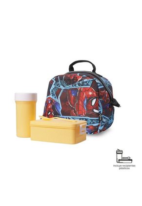 Lonchera Térmica Borrador Spiderman Mediana Roja