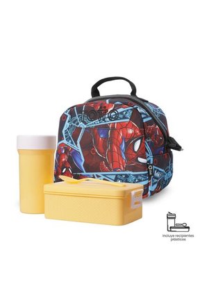 Lonchera Térmica Borrador Spiderman Mediana Roja