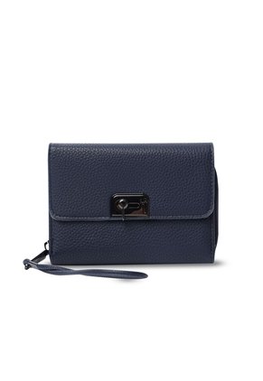 Billetera Para Mujer Smooth Cri Con RFID Blocker Azul