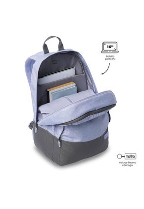 Morral Universitario Toluca 2.0 Porta PC 16" Morado Mujer