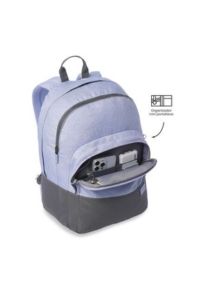 Morral Universitario Toluca 2.0 Porta PC 16" Morado Mujer