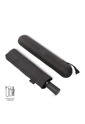 Sombrilla Grande Brella Con Filtro UV Negra