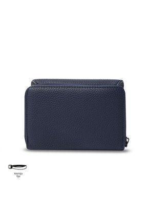 Billetera Para Mujer Smooth Cri Con RFID Blocker Azul