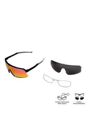 Gafas De Sol Intercambiables Petty Polarizadas Negras