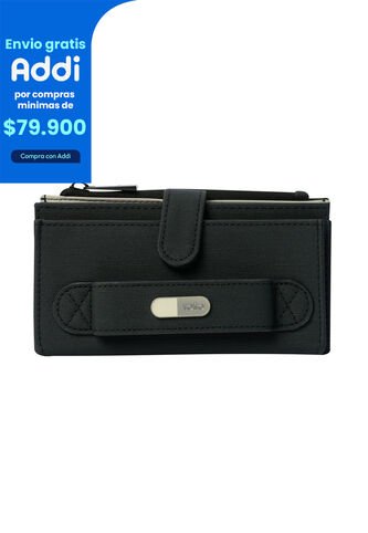 Billetera Dull L Con RFID Blocker Negra Totto