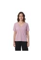 Camisa Para Mujer Unicolor Viny Manga Corta Rosada de Totto