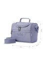 Lonchera Térmica Pizarra Ecole Solid Grande Morada de Totto