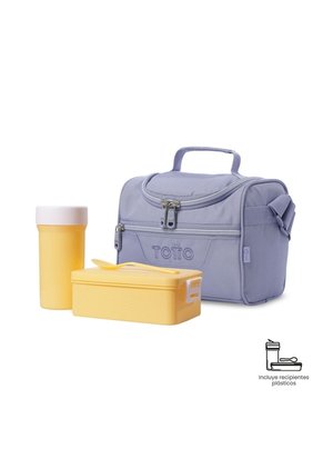 Lonchera Térmica Pizarra Ecole Solid Grande Morada