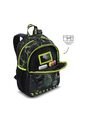 Morral Para Niño Dino Rock Mediano Verde de Totto