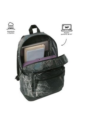 Morral Universitario Porta PC 14" Tocax Negro Hombre