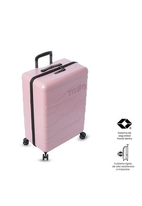 Maleta De Viaje Mediana 360 Gravity Ultraliviana Rosada