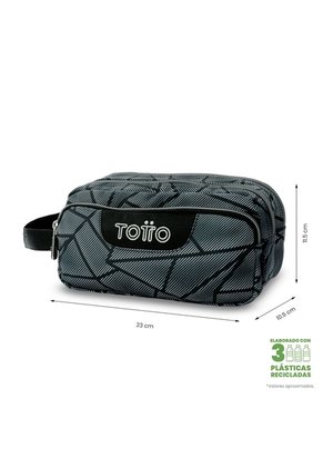 Cartuchera Multiuso Agapec Grande Gris Hombre