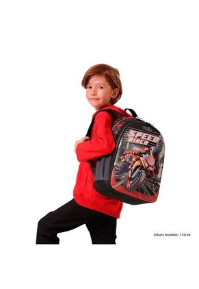 Combo Escolar Speed Biker Morral + Lonchera Y Cartuchera