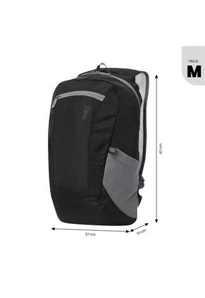 Morral Plegable Ligero Troker Mediano Negro