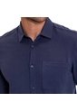 Camisa Para Hombre Eltit Manga Larga Azul de Totto