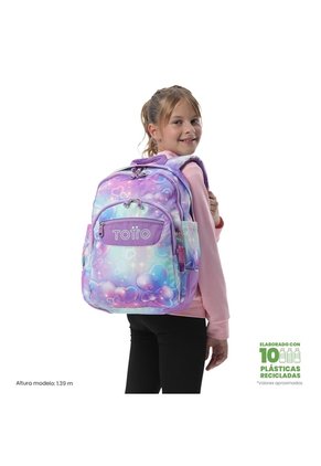 Morral Juvenil Porta PC 14" Rayol Morado