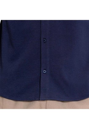 Camisa Para Hombre Eltit Manga Larga Azul