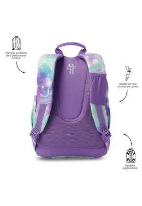 Morral Juvenil Porta PC 14" Rayol Morado