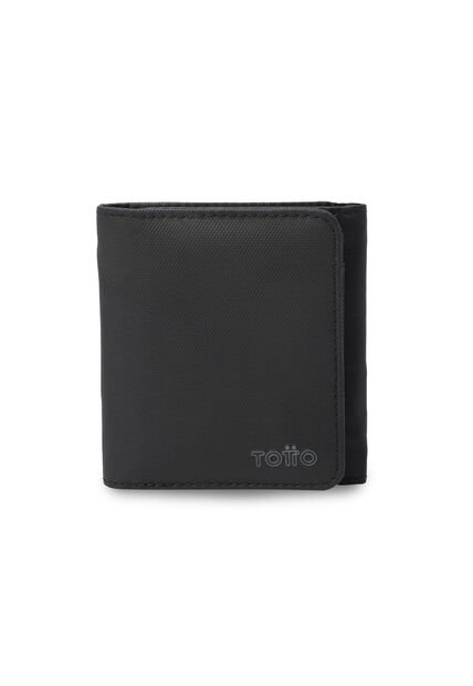 Billetera Hombre Wood 2 Grande Con RFID Blocker Negra